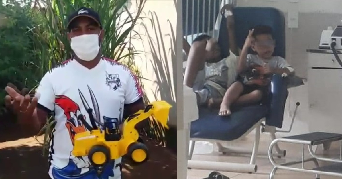 Video Homem Conta Que Filho Trocou Brinquedos Menino Resgatado Em