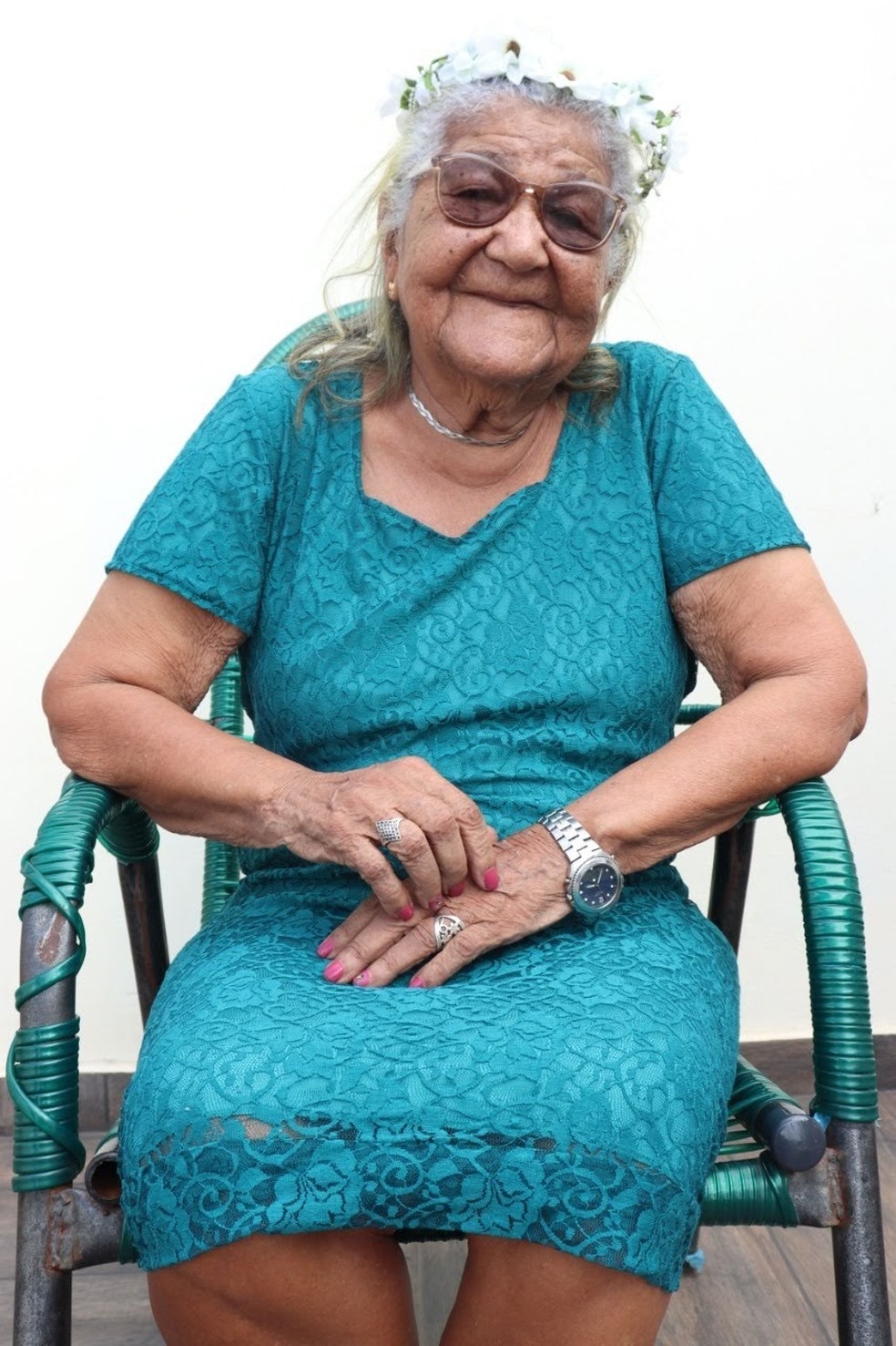 Dona Maria tem 101 anos e mora em Promisso no interior de SP Foto Arquivo pessoalPmela Cristina Matias Gomes
