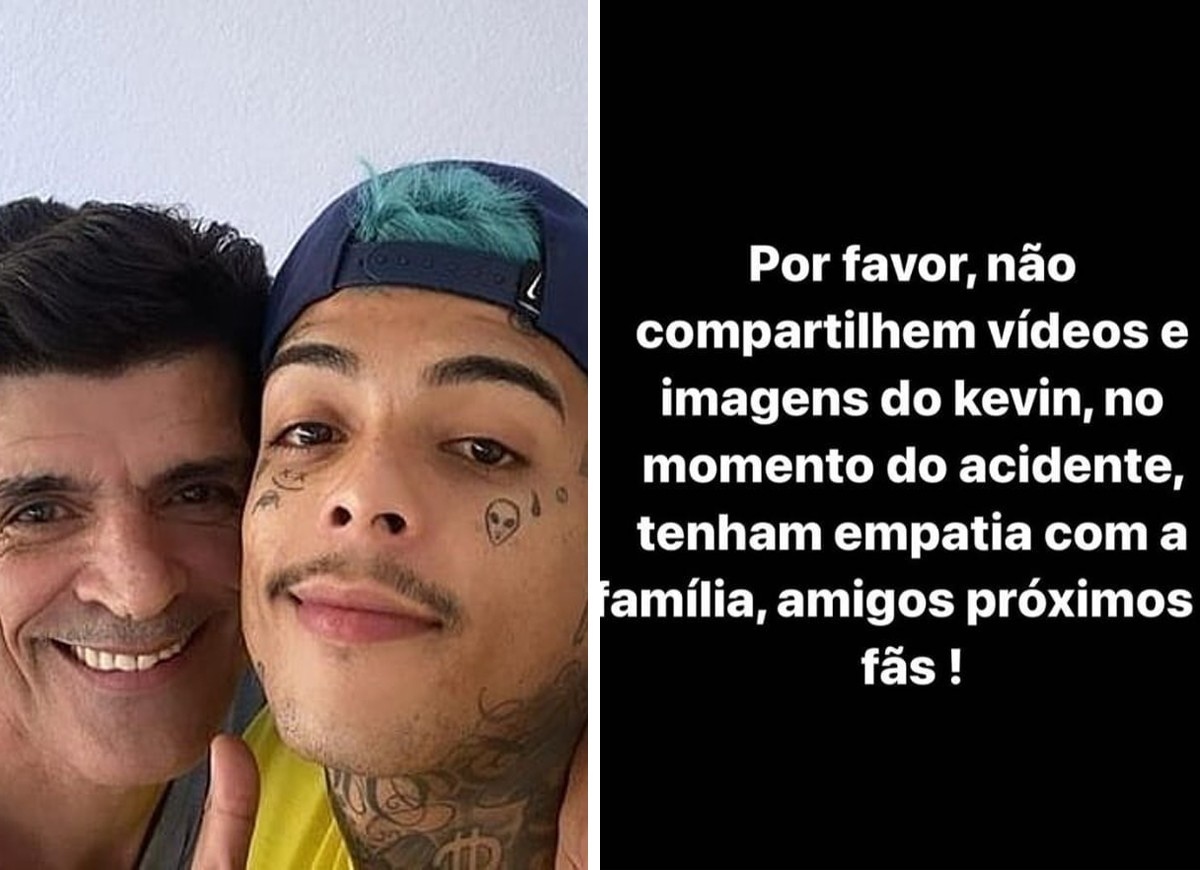 Agnaldo Bueno faz apelo aps a morte de MC Kevin Foto Reproduo Instagram