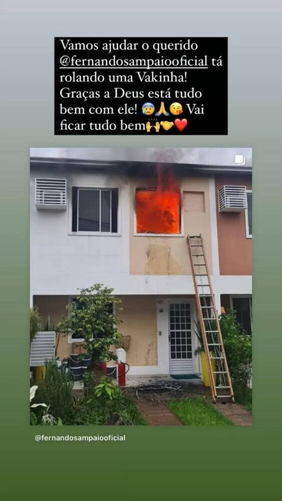 Juliana Amaral irm de Paulo Gustavo ajuda em vaquinha aps incndio na casa do ator Fernando Sampaio