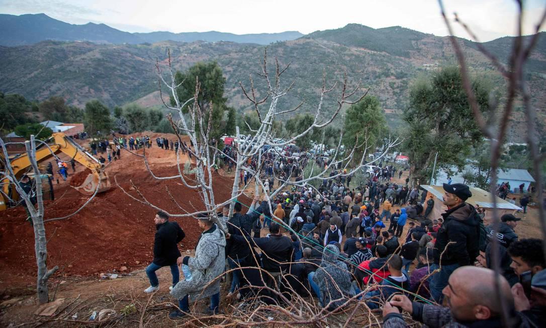 Marroquinos esperaram ansiosamente pelo desfecho do trabalho considerado 034dramtico034 pelas autoridades Foto - AFP