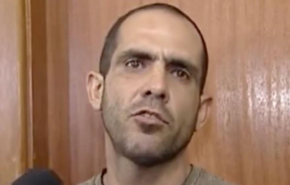 Paulo Jos Lisboa foi preso em Vitria em 2008 aps ficar 10 anos foragido Foto ReproduoTV Gazeta