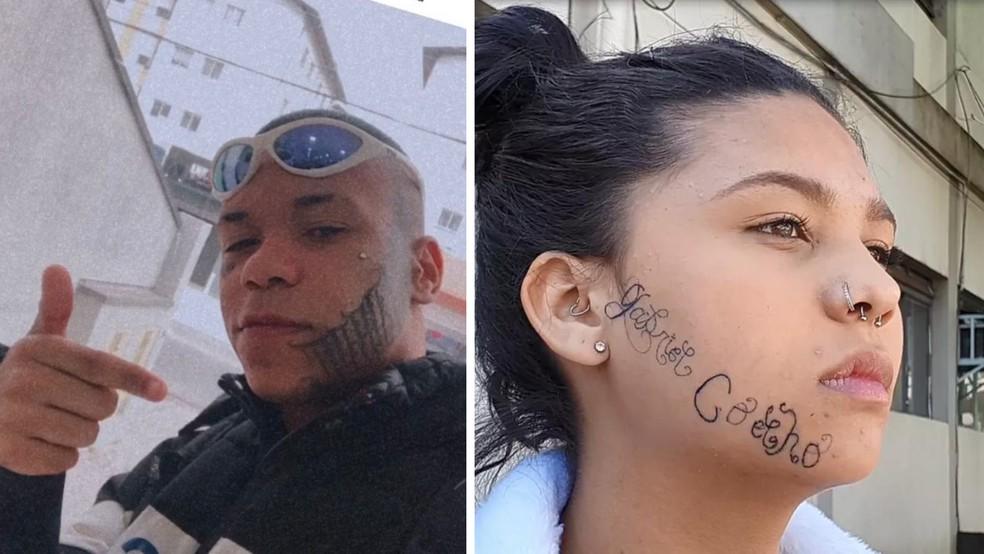 Rapaz que tatuou nome no rosto da ex-namorada descumpriu duas medidas protetivas Foto Reproduo Instagram Pedro Melo TV Vanguarda