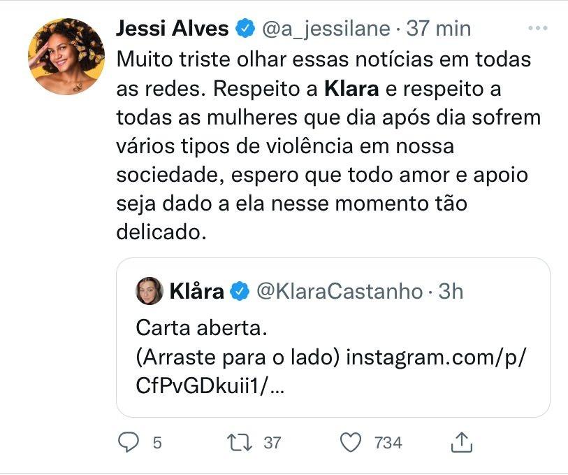 Famosos prestam solidariedade Klara Castanho aps revelao de estupro e gravidez Foto Reproduo